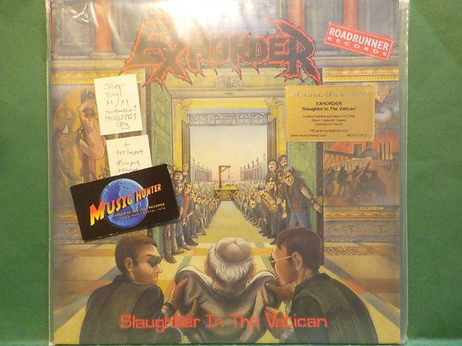 EXHORDER - SLAUGHTER IN THE VATICAN - EU 2021 MINT/M 180g LP