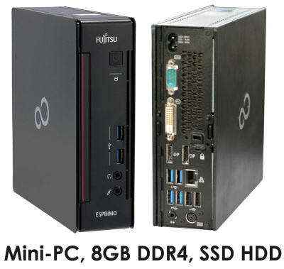 Fujitsu Esprimo Q957 Core i3-7100T 8/128 SSD Win 11