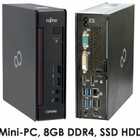 Fujitsu Esprimo Q957 Core i3-7100T 8/128 SSD Win 11 - pikkukuva 1