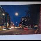 Oulu, Hallituskatu illalla, kulkenut 1978 - pikkukuva 1