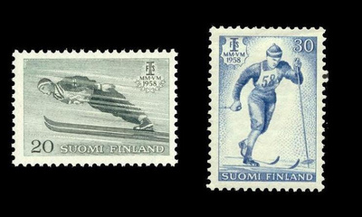 489-90 ** MM-hiihtokilpailut Lahdessa (1958)