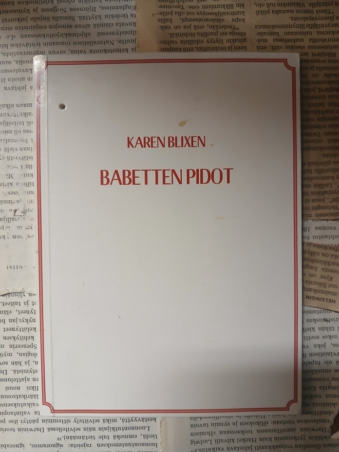 Karen Blixen - Babetten pidot (nid.)
