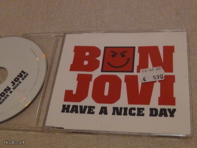 Bon Jovi Have a nice day cdep enhanced video EU 2005