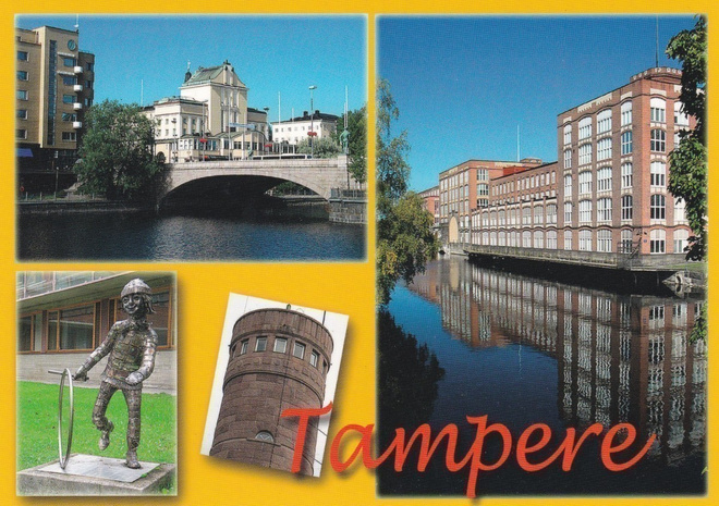 TAMPERE - HÄMEENSILTA, PYYNIKIN TORNI, TAMMERKOSKEA
