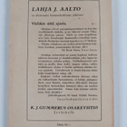 Lahja J. Aalto : Sotilas ja siviili-ihminen : kertomuksia... - pikkukuva 2