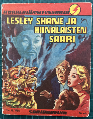 Korkeajännitys 1956 no.13; Lesley Shane & kiinalaisten saari