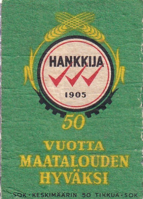 Hankkija 50 vuotta Maatalouden hyväksi , s78
