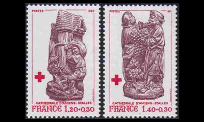 Ranska 2231-2C ** Punainen Risti (12 1/2 : 13) (1980)