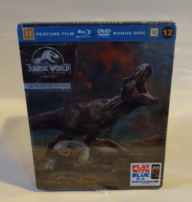 JURASSIC WORLD: FALLEN KINGDOM (STEELBOOK) BD UUSI