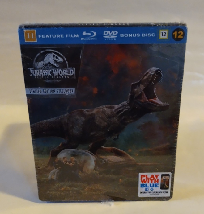 JURASSIC WORLD: FALLEN KINGDOM  (STEELBOOK) BD UUSI