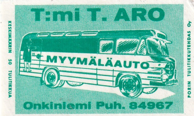 Onkiniemi, T:mi T. Aro , Myymäläauto b549