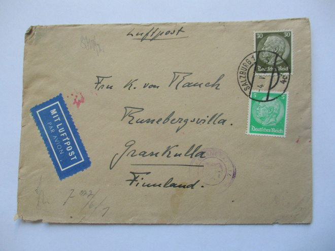 1942 Saksa sens lentopostikuori os Kauniainen