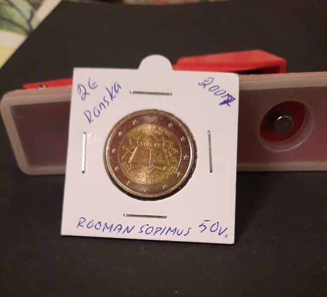 Ranska 2€ Roomansopimus 50v, 2007