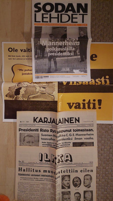 Sodan lehdet # 41 - Mannerheim poikkeuslailla presidentiksi