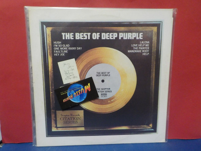 DEEP PURPLE - THE BEST OF DEEP PURPLE M-/M- U.S -74 PRESS LP