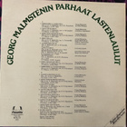 GEORG MALMSTENIN PARHAAT LASTENLAULUT- LP,HEMI HLP 302, -81 - pikkukuva 2