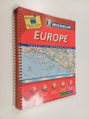 Europe : atlas routier et touristique ; tourist and motor...