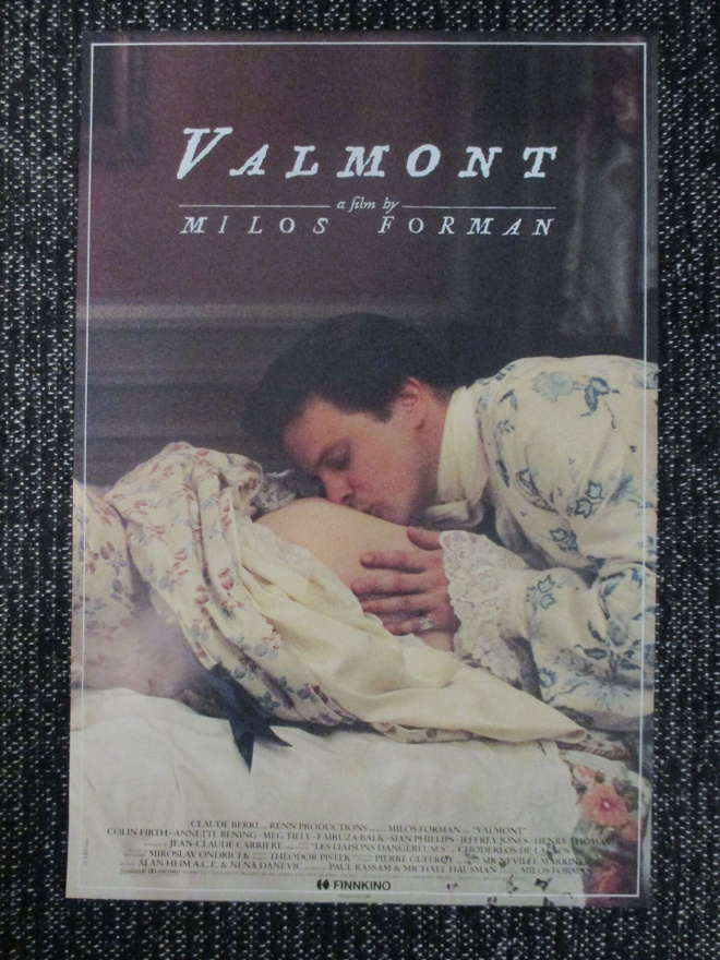 Valmont (Milos Forman, 1989) - vanha elokuvajuliste