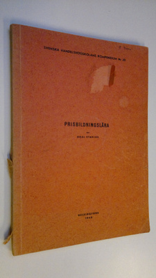 Odal Stadius : Prisbildningslära