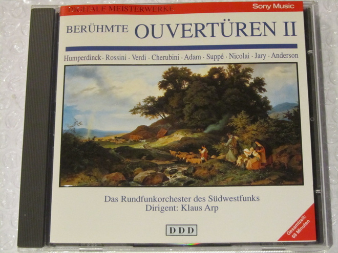 Beruhmte ouverturen II • Humperdink • Rossini • Verdi... CD