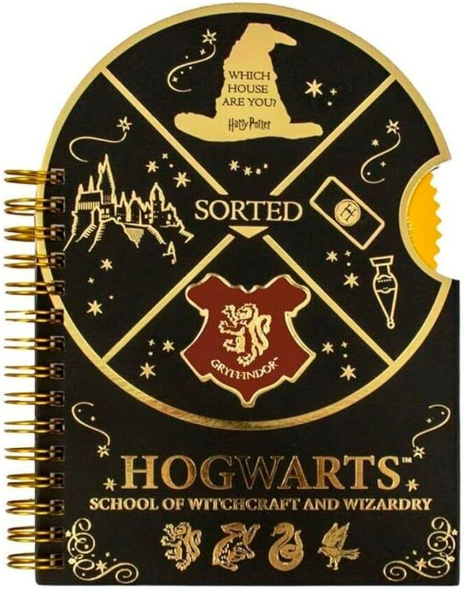 HARRY POTTER SPINNER NOTEBOOK	(36 298)	kirjoitusvihko, kansi
