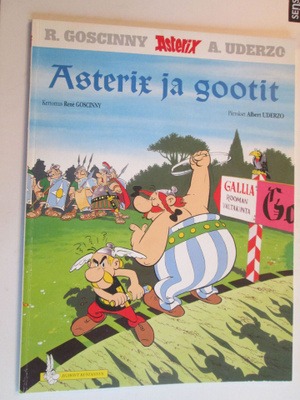 ASTERIX JA GOOTIT SARJAKUVA-ALBUMI R.GOSCINNY EGMONT 2001