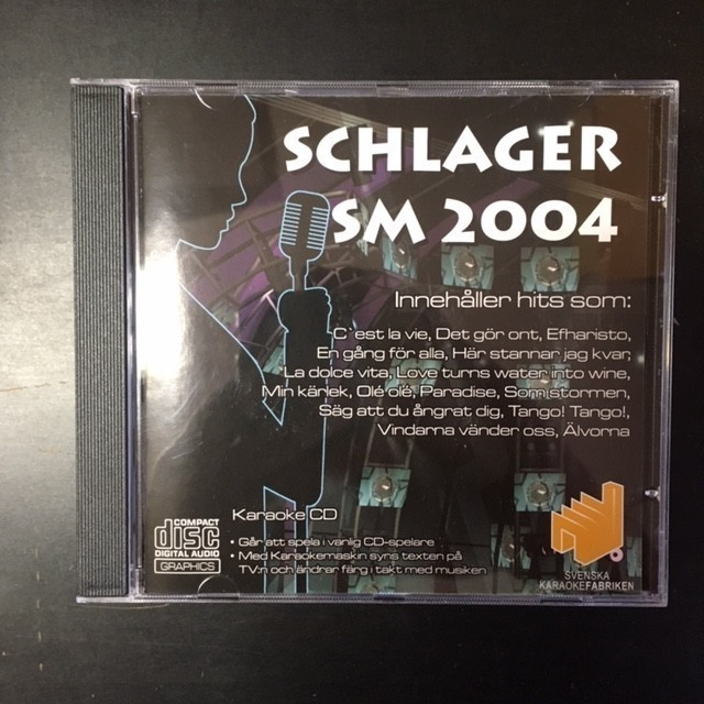 Svenska Karaokefabriken - Schlager SM 2004 CD+G