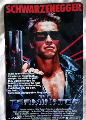 Terminator -sisustustaulu - Metallia - Arnold Schwarzenegger