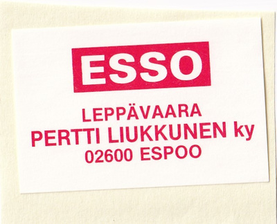 Espoo, Leppävaara, Pertti Liukkunen Ky , ESSO , b432