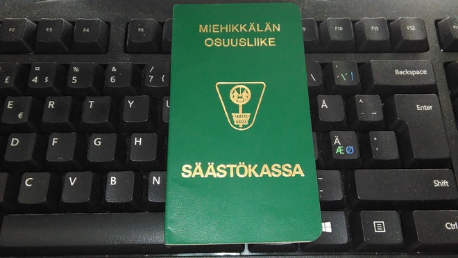 Miehikkälä Osuusliike Säästökassa Säästökirja 70-luku