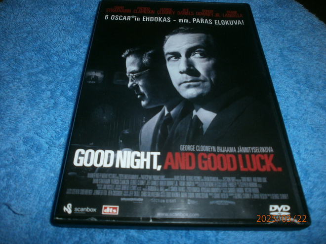 GOOD NIGHT AND GOOD LUCK     -      DVD