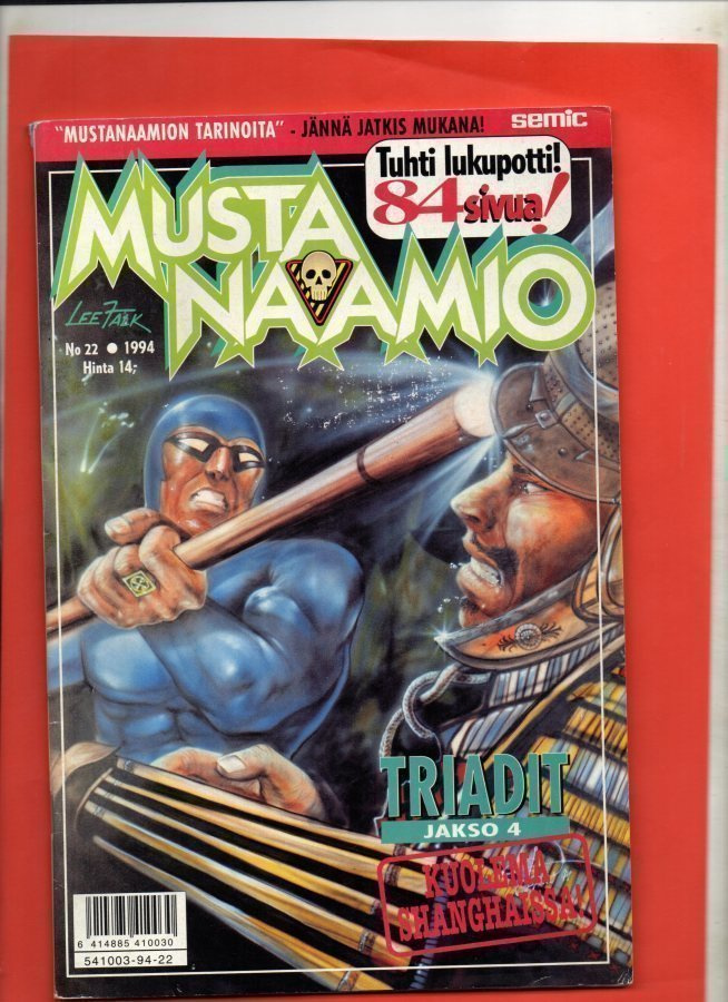 MUSTANAAMIO n:o 22 1994 KUOLEMA SHANGHAISSA.