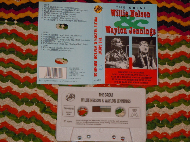 C-kasetti - WILLIE NELSON & WAYLON jENNINGS - 1994 MINT-