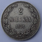 1874 2 markkaa kl4 - pikkukuva 1