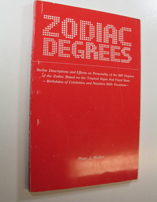 Peter J. Weber : Zodiac Degrees
