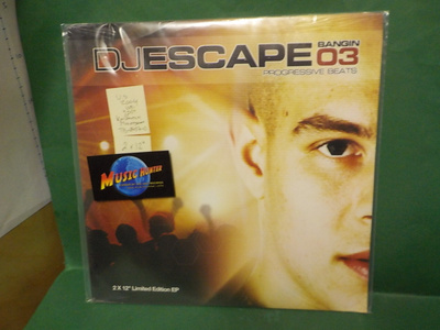 DJ ESCAPE / BANGIN 03 - PROGRESSIVE BEATS UUSI SS 2X12" EP