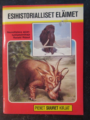 PIENET SUURET KIRJAT ESIHISTORIALLISET ELÄIMET ARTKO 1977