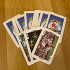 Euro 88 Dandy Gum jalkapallon keräilykortti (KOLME KYMPILLÄ) - pikkukuva 1