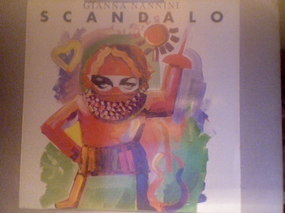 GIANNA NANNINI :: SCANDALO :: VINYYLI LP 1990