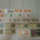 Ulkolaisia seteleitä mm. Cambodia,Indonesia,Unkari 33 kpl. - pikkukuva 2