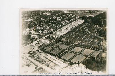 Helsingin olympialaisten 1952 kisakylä ilmakuva
