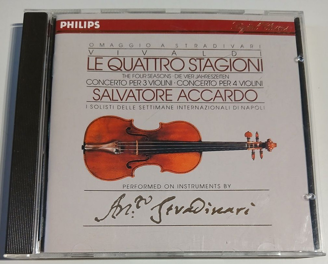 CD Vivaldi - The Four Seasons - Salvatore Accardo