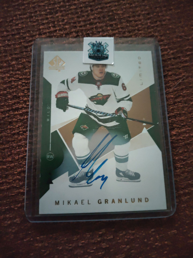 Mikael Granlund 18-19 Sp authentic limited auto #76