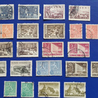 24 vanhaa postimerkkiä tuplana Olavinlinna, Saimaa - pikkukuva 1
