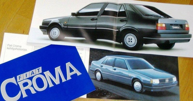 1987 Fiat Croma esite - suom - 20 sivua - KUIN UUSI