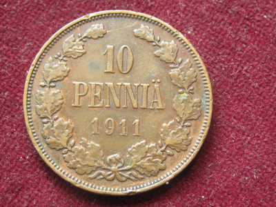 10 penniä 1911
