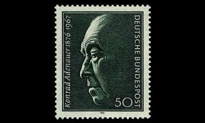 Saksa 876 ** Kondrad Adenauer (1976)