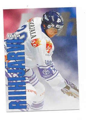1998-99 CardSet Maajoukkue #37of47 Juha Riihijärvi Lukko JYP