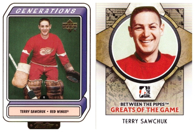 2 x Mv Legenda TERRY SAWCHUK Detroit Red Wings