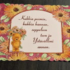 Ystävänpäiväkortti, kulkenut  pk. + postimerkki + postileima - pikkukuva 1